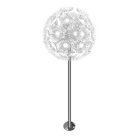 Lampe de pissenlit à LED IP65 Boule lumineuse carrée Lampe de roseau à fibre optique Jardin extérieur Parcs Pelouses Décorations de Noël Paysage Lumières LED