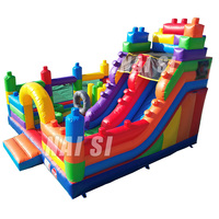 Nouveauté Fête en plein air Location gonflable Legoing Thème Bounce House Combo Château gonflable Petit parc pour enfants