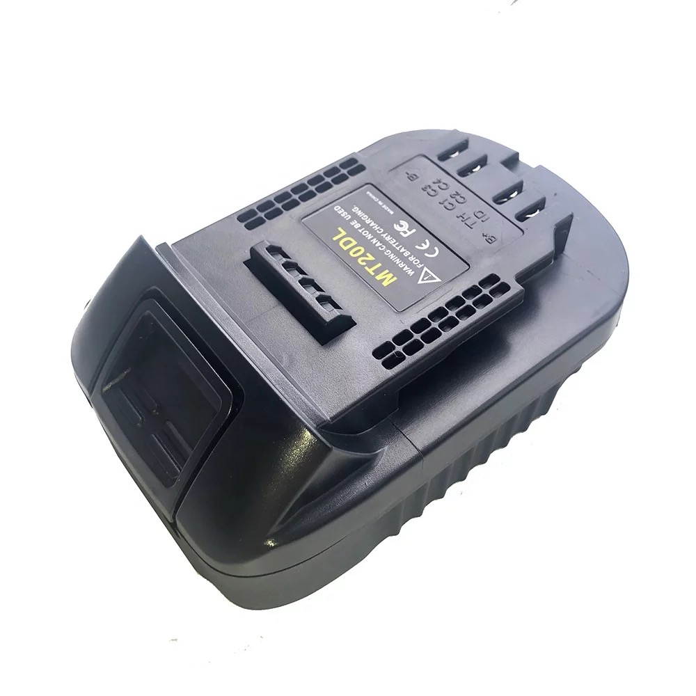 Battery Adapter For Makitas 18V Lithium ion battery Transfer Dewalts Power Tools Li-ion battery DCB200 Converter MT20DL