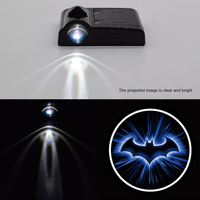 EURS Auto Light Accessories Lampe projecteur fantôme laser sans fil à LED 12V Lumière d'accueil de porte de voiture État neuf