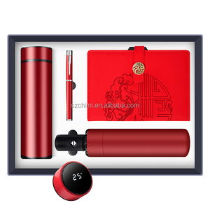 2024 nouveau modèle cahier avec stylo parapluie automatique fiole à vide cadeaux publicitaires ensembles cadeaux <span class=keywords><strong>de</strong></span> <span class=keywords><strong>femme</strong></span> <span class=keywords><strong>de</strong></span> <span class=keywords><strong>chambre</strong></span> - Product Image 3