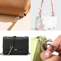 Accessoire de poignée de sac à main, mousqueton rond étanche en acier inoxydable avec anneau en O et fermoir à ressort pour la fabrication de sacs à main pour femmes