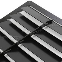 Pour Camaro Z28 IROC-Z IROC 1985-1990, une paire de persiennes de capot ventilées en acier pour l'extraction de chaleur et l'admission d'air