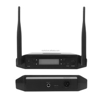 Mikrofon Nirkabel Dinamis Genggam Dual Channel UHF Glxd4 Harga Terjangkau Jangkauan Jauh untuk Shur