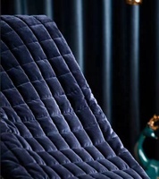Ensemble de couverture de lit en velours, pièces, collection hiver, couleur unie, couvre-lit, protection de couette, vente en gros