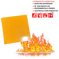 Dispositif d'extinction automatique d'incendie de type autocollant CFLC, autocollant pour extincteur
