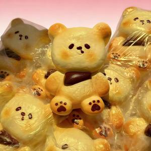 ขนมปังจำลอง PU แบบคืนตัวช้า & ขนมปังหมีบีบเล่นได้ นุ่มมาก ของเล่นคลายเครียด - Product Image 5