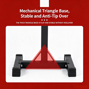 Soporte de Sentadillas Multifuncional de Acero Inoxidable para el Hogar, Base Triangular Portátil para Levantamiento de Pesas de Cuerpo Completo - Product Image 3
