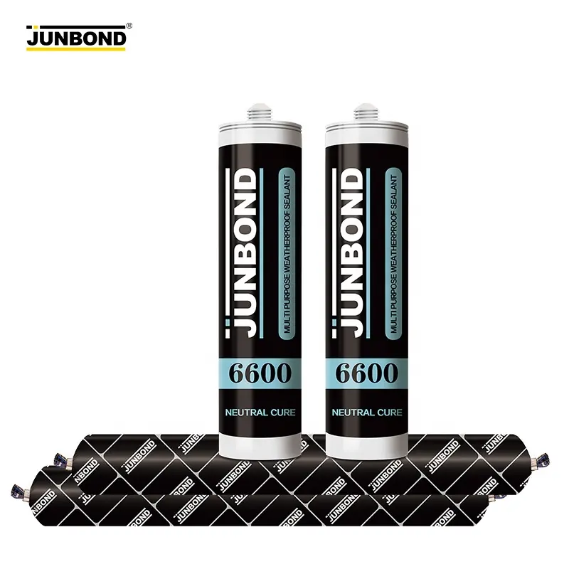 Junbond Hot Sale Neutrale Transparante Siliconen Waterdichte Kit Buis 280Ml 300Ml Pakket Rtv Siliconen Afdichtingsmiddelen