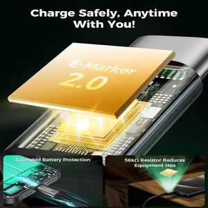 1m 2m タイプCケーブル 急速充電 PD <span class=keywords><strong>3</strong></span>.1 240W 5A 1 <span class=keywords><strong>2</strong></span> <span class=keywords><strong>3</strong></span>メートル カスタムナイロン編み込み タイプC to USB Cケーブル データ充電器 USBCケーブル - Product Image 3