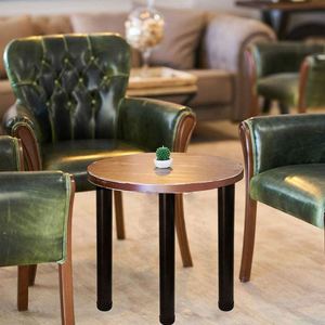 Modern Tall Office Desk Table Iron Chrome Black Breakfast Bar Worktop <b>Support</b> Furniture Leg Adjustable Hospital Use - Product Image 5