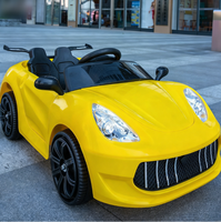 Voiture électrique transfrontalière pour enfants, biplace, à double porte, quatre roues, télécommandée, pour 1-6 ans, poussette à bascule, jouet en plastique