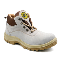 MaxiTough Nouveau Design Tendance Chaussures de Sécurité Mi-Montantes en Daim avec Embout en Acier Anti-Perforation Antidérapantes Anti-Écrasement pour Usage Industriel