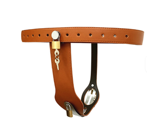 Cintura di Castità Femminile Black Emperor SM Nuovo Stile in PU Modello T Giocattoli Sessuali Belli Sicuri Comodi Completamente Regolabili 100% Impermeabili - Product Image 5