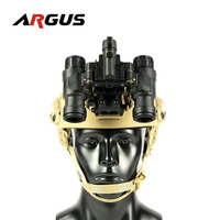 Lunettes de vision nocturne ARGUS PVS31 à quatre yeux Gen2+/Gen3 1200+ FOM, étanches, portée 400m, kit de sécurité