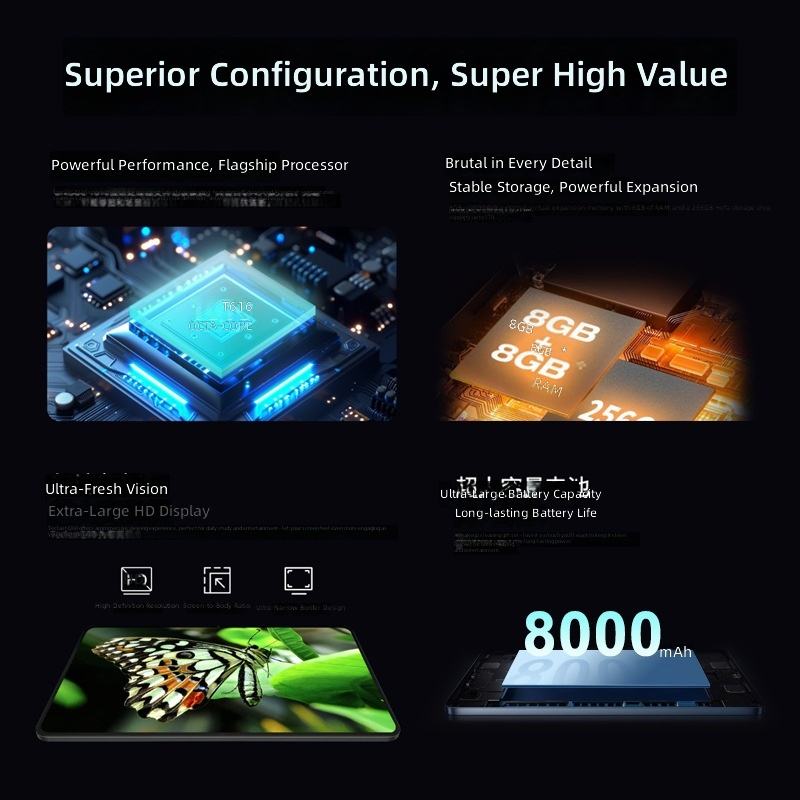 11-inch Tablet PC Android WiFi T616 OEM Factory Supports Customization ...