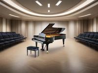 Ergonomic Adjustable Birch Piano Bench with Padded Seat and Customized Color Musical Instrument Accessory