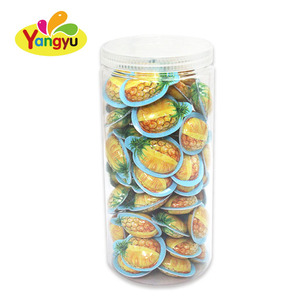 Bonbons gommeux 3D personnalisés Bonbons à mâcher au lait ananas - Product Image 2