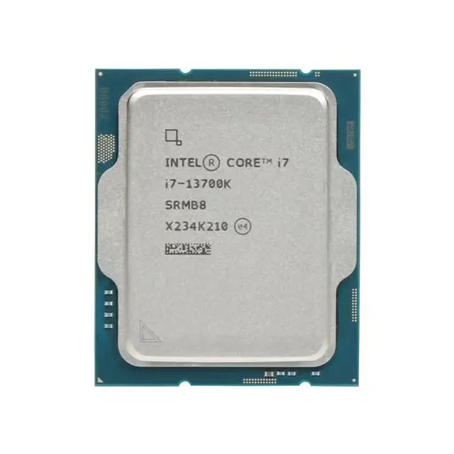 อินเทลเดสก์ท็อปซีพียูรุ่น13th แกนประมวลผล16คอร์24เธรด i7-13700K ซีพียู Intel CPU i7 Intel CPU ประเทศจีน