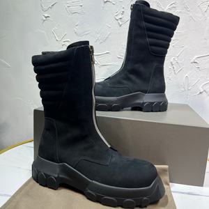 ירוק זית טבע ירוק, מגפי גשם בעיצוב אופנתי עם תכונת אנטי החלקה לשימוש בחווה בחורף ובסתיו - Product Image 2