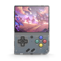 Konsol Game Genggam Portabel R33S Layar IPS HD 3,5 inci Baterai 3200mAh Sistem Operasi Arkos 14000-20000 Game Mendukung N64/PSP