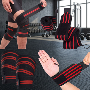 Bandes de compression réglables pour genoux, soutien pour la musculation, bande en néoprène avec fermeture auto-agrippante pour l'entraînement en salle de sport - Product Image 3