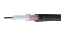 Cable coaxial estándar RG213/U 50Ω de 10,3mm de alta frecuencia para antena y transmisión