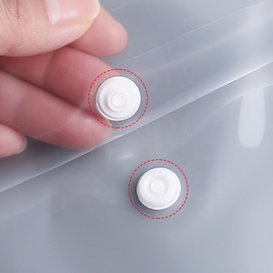 Pp A4 A5 Kích thước tập tin Túi Nút Phong bì túi nhựa không thấm nước thư mục biểu tượng tùy chỉnh Snap Nút rõ ràng túi tài liệu - Product Image 5