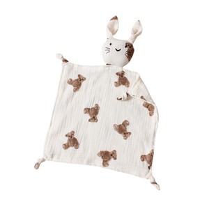 Couverture douillette imprimée pour bébé, best-seller transfrontalier, en pur coton <span class=keywords><strong>double</strong></span> <span class=keywords><strong>gaze</strong></span>, compagnon de sommeil, jouet en peluche chat - Product Image 5