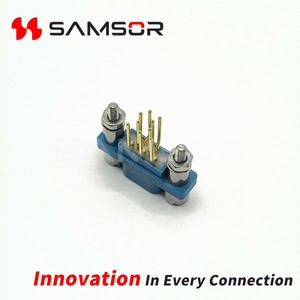 MIL-DTL-83513 micro-d vỏ nhựa J30-9ZKN cắm In-Line Bảng in J30 Series 9-pin hình chữ nhật kết nối - Product Image 5