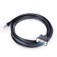 Cable adaptador de consola DB9 hembra RS232 serie a CAT5e RJ45 LAN Ethernet
