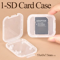 WEISHENG - Caja de Plástico al por Mayor para Tarjetas TF, Soporte para Tarjetas Micro SD, Estuche de Almacenamiento de Tarjetas SD Estilo DVD, Estuche para Tarjetas de Memoria XQD