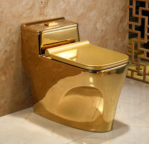 Chine Chaozhou <span class=keywords><strong>Prix</strong></span> direct d'usine Siphonic <span class=keywords><strong>Wc</strong></span> Céramique Toilette monobloc couleur or à vendre - Product Image 4