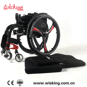 Silla <span class=keywords><strong>de</strong></span> <span class=keywords><strong>Ruedas</strong></span> Activa Ligera Plegable <span class=keywords><strong>de</strong></span> Fibra <span class=keywords><strong>de</strong></span> Carbono Wisking8801 con Certificación CE ISO <span class=keywords><strong>para</strong></span> Personas con Discapacidad - Product Image 3