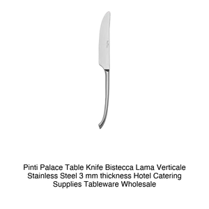 มีดตัดเนื้อ Pinti Palace รุ่น Bistecca Lama Verticale สแตนเลสสตีล หนา 3 มม. อุปกรณ์จัดเลี้ยงโรงแรม ขายส่งเครื่องใช้บนโต๊ะอาหาร - Product Image 2