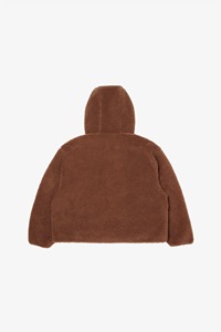Veste pour hommes en laine mélangée à capuche réglable avec logo personnalisé rembourrée remplie de duvet de canard 90/10 veste en duvet chaude pour hommes - Product Image 6