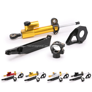 Universal รถจักรยานยนต์ CNC Adjustable Steering Damper Stabilizer สำหรับ <span class=keywords><strong>CBR600RR</strong></span> - Product Image 1