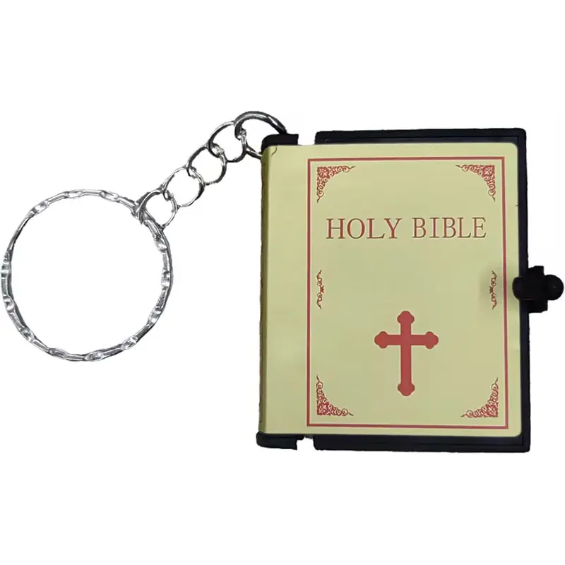 नया आगमन चमड़ा छोटे उपहार बाइबिल कुंजी श्रृंखला अंग्रेजी संस्करण धार्मिक पुस्तक बाइबिल कुंजी श्रृंखला