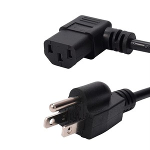 Tùy chỉnh 3 pin cắm cáp mở rộng tiêu chuẩn Mỹ PVC Áo khoác dây điện - Product Image 1