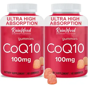 स्वादिष्ट गमी सप्लीमेंट्स CoQ10 100mg हृदय स्वास्थ्य शाकाहारी CoQ10 गमियां समर्थन करने में मदद करता है