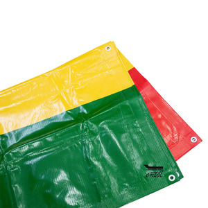 Bâche PVC à rayures vertes et blanches <span class=keywords><strong>pour</strong></span> la couverture d'auvent de café - Product Image 4