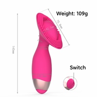 Vibrateur à brosse de haute qualité, nouveau design, pour le massage du corps féminin