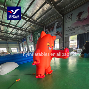 Giant Inflatable Cartoon Animal Model <strong>Climbing</strong> Wall Inflatable Cat Mascot - Product Image 5