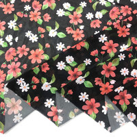 Tissu en maille imprimé numérique floral, doux et extensible dans les quatre sens, en nylon et élasthanne, personnalisable pour maillots de bain, vêtements de sport et robes