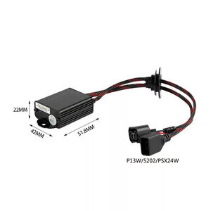 H13 LED Canbus Phare Décodeur Scintillement Problème Câble Fil Adaptateur pour H13 9008 Connexion - Product Image 2