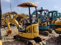 Prêt à expédier 1,8 tonne mini-pelle d'occasion komatsu PC18MR PC18 seconde main petite taille pelles sur chenilles PC18MR à bas prix