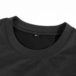 Vente en gros chaude Polyester Coton O Cou Poids lourd 260gsm Fit T-shirts Hommes Cropped Oversize T-shirt à manches courtes - Product Image 4