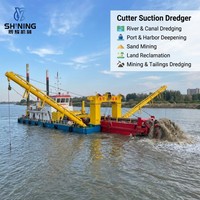 Alat Pengeruk Pasir Efisiensi Tinggi Tipe Cutter Suction Dredger Langsung dari Pabrik untuk Solusi Pertambangan dan Konstruksi Sungai