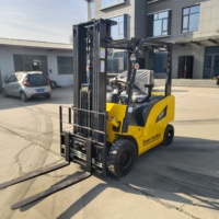Chariot élévateur électrique Muduo 2-3 tonnes, levage élevé 3000 mm, moteur AC 80V, 4 roues motrices, longueur de fourche 1070 mm et chargeur