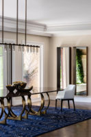 XZ Plafond Haut Salon Design Style Américain Laiton Vieilli Cristal Albâtre Lumières et Lustre Design Pendentif Suspension Lampe Suspendue